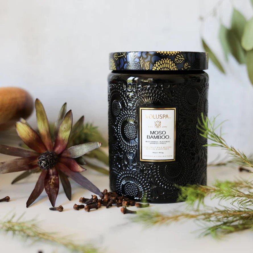 Moso Bamboo Large Jar Candle | Creeping Fig