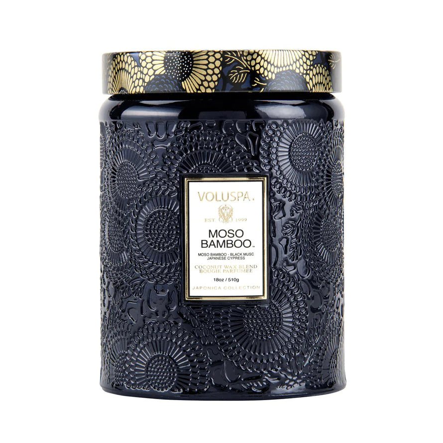 Moso Bamboo Large Jar Candle | Creeping Fig