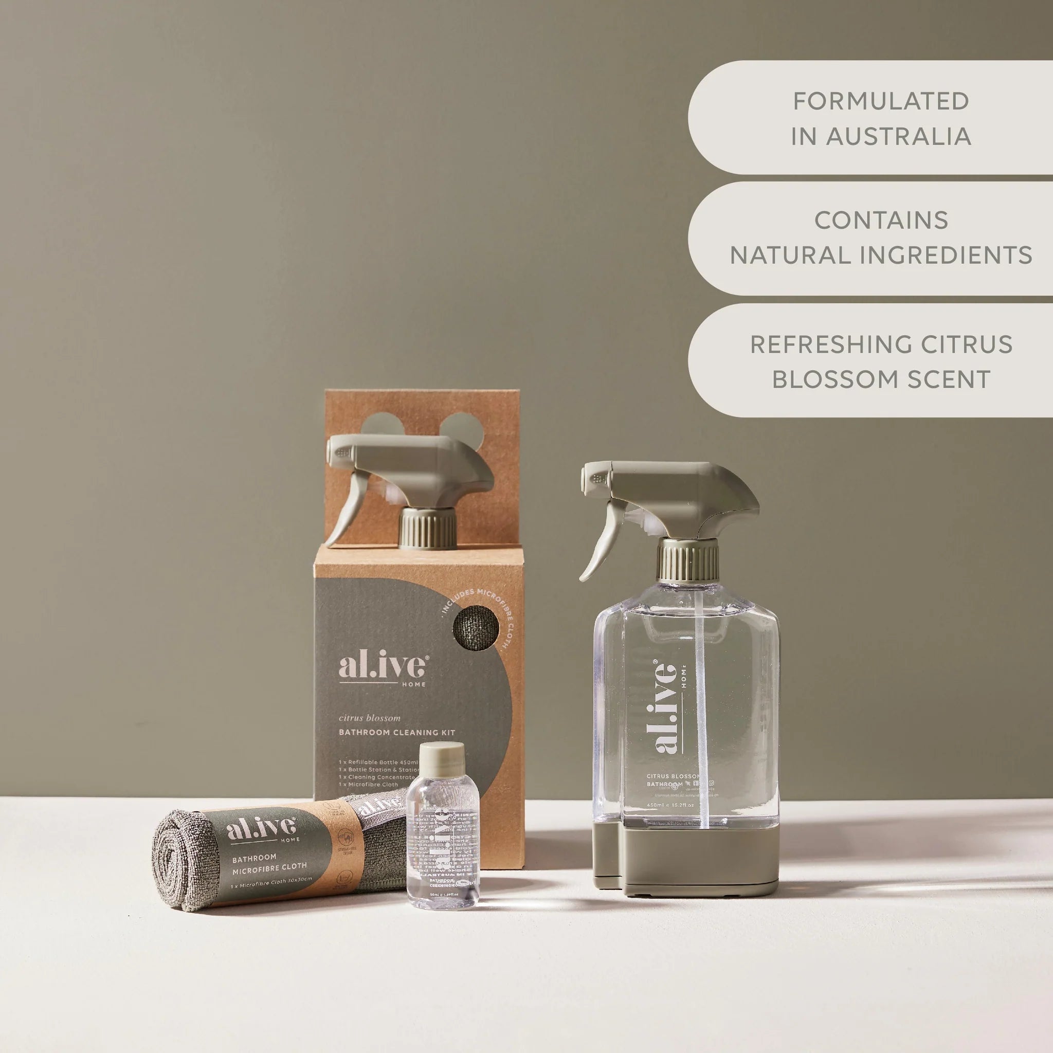 Bathroom Cleaning Kit | Creeping Fig
