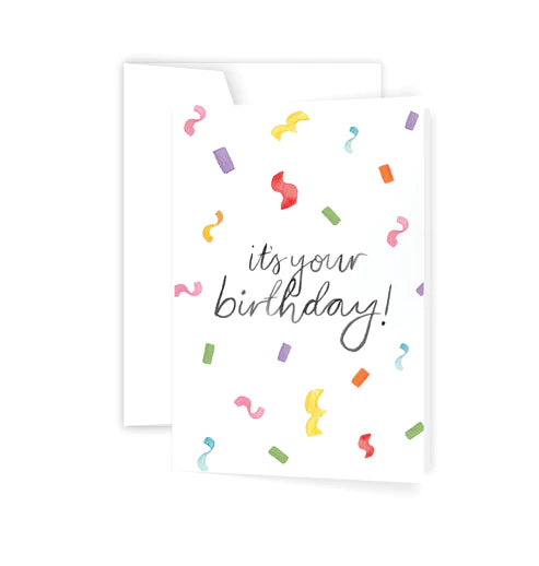 Birthday Confetti - Card | Creeping Fig