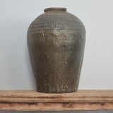 Organic Glazed Olive Pot - Large