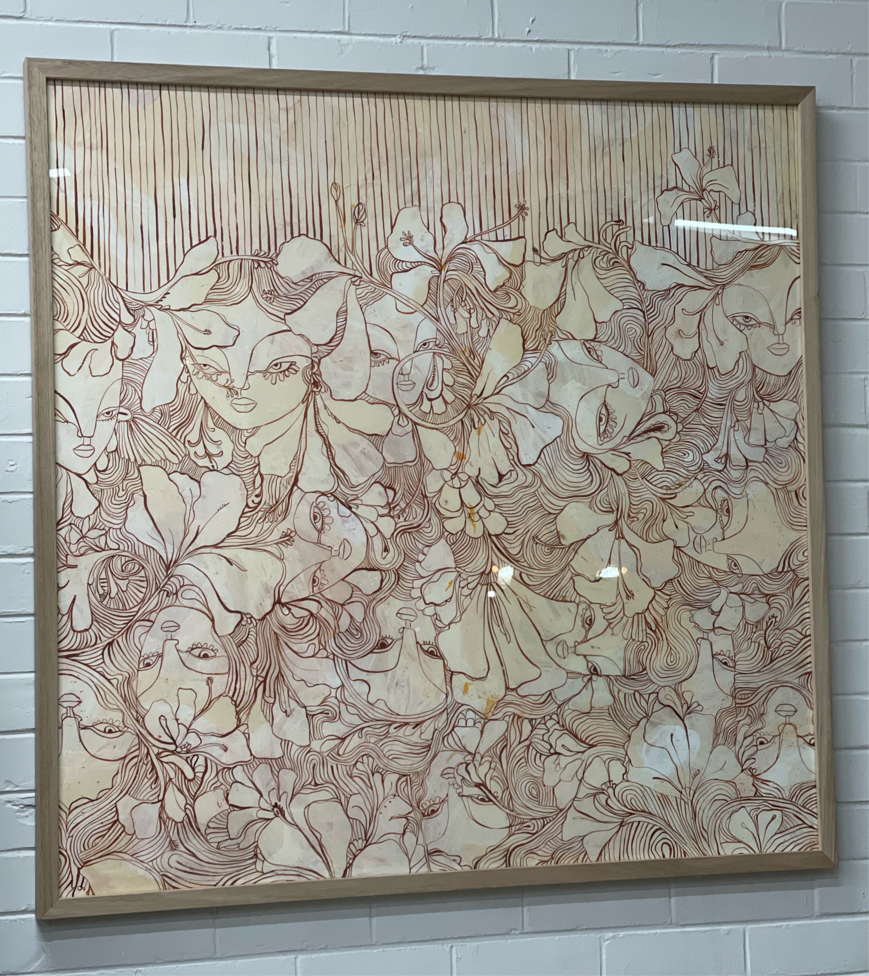 ‘Flower Song’ Limited Edition Print - Framed | Creeping Fig