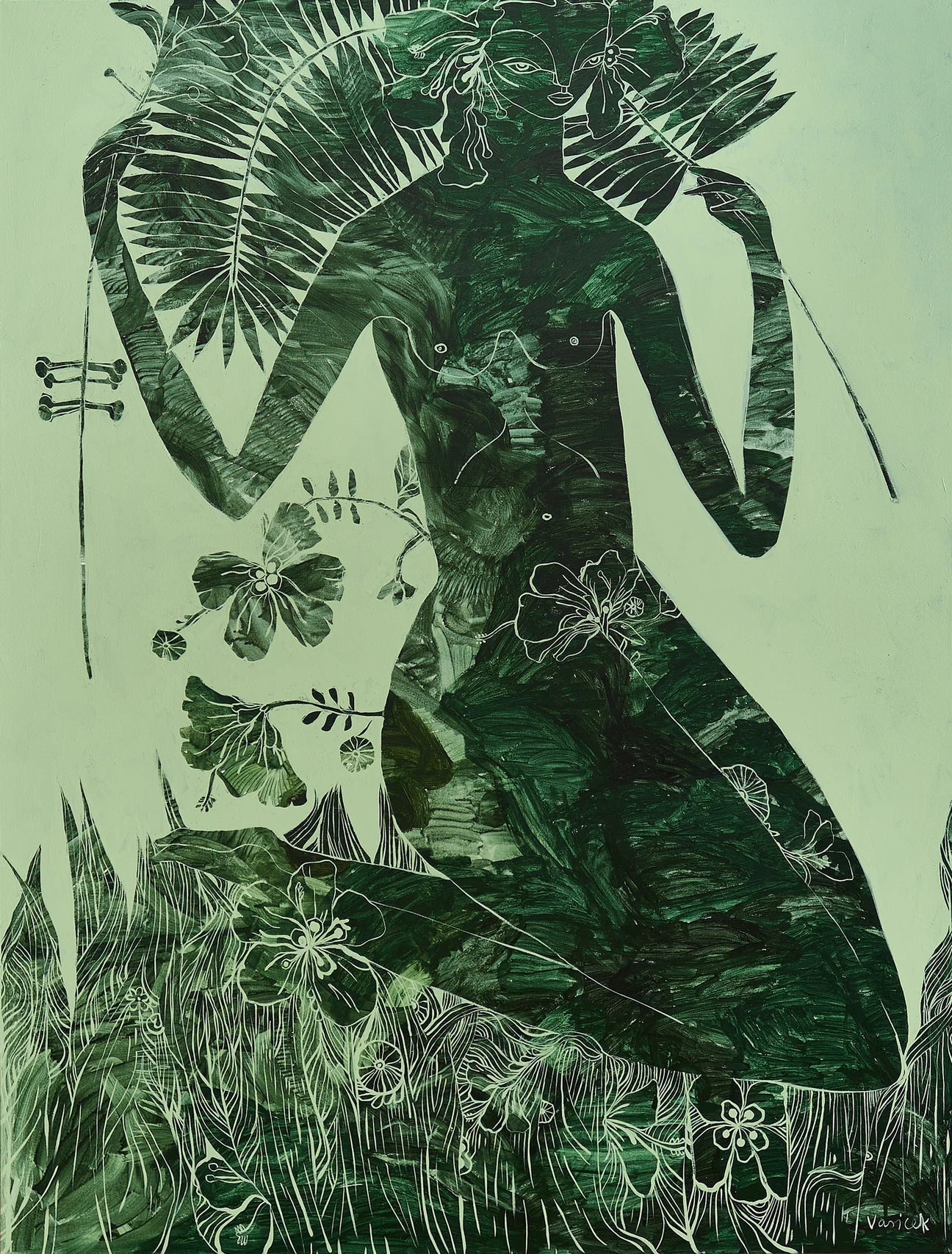 JUNGLE FLOWER LIMITED EDITION PRINT | Creeping Fig