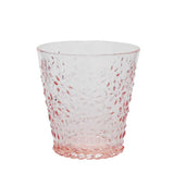 Flower Drinking Glass - Pink