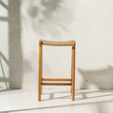PREORDER - KHAIRI WOVEN OUTDOOR BARSTOOL | Creeping Fig