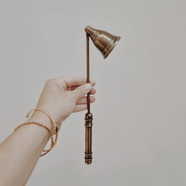 BRASS CANDLE SNUFFER | Creeping Fig