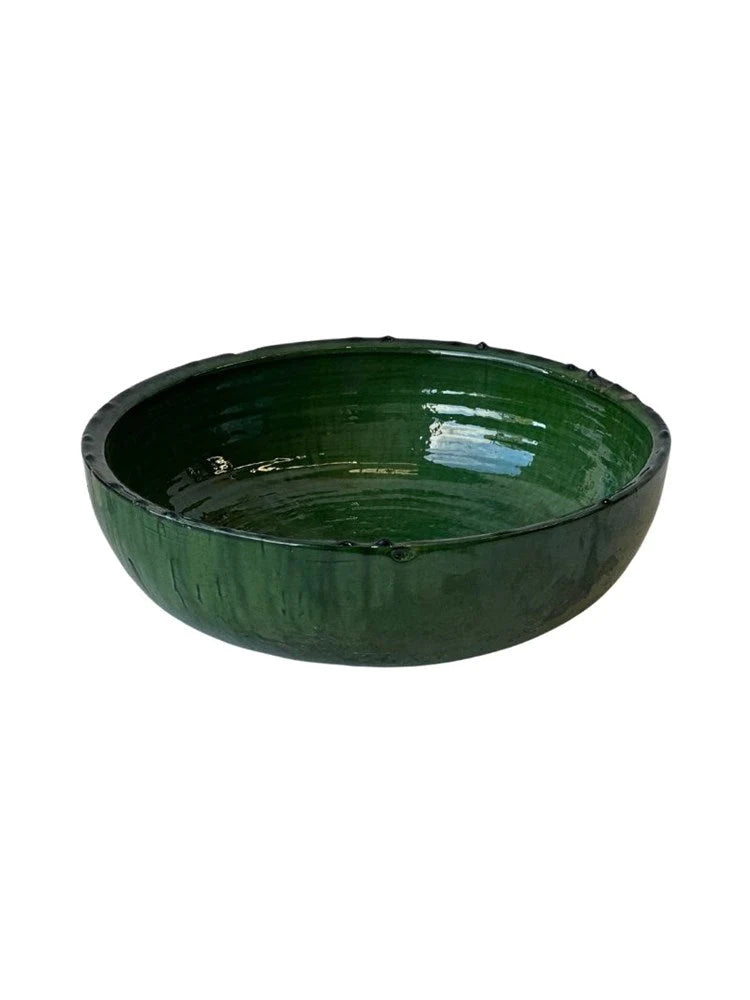 Tamegroute Extra Large Bowl | Green | Creeping Fig