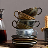VERA CUP AND SAUCER SET - PISTACHIO (LIGHT GREEN)