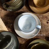 VERA CUP AND SAUCER SET - PISTACHIO (LIGHT GREEN)