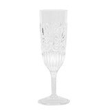 ACRYLIC SCOLLOP FLUTE CLEAR