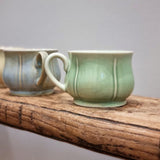 VALENTINA CUP AND SAUCER SET - PEAR (LIGHT GREEN)