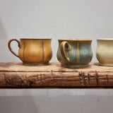 VALENTINA CUP AND SAUCER SET - PECAN (MUSTARD BROWN)