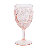 ACRYLIC WINE SCOLLOP PINK