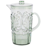 ACRYLIC SCOLLOP PITCHER - SAGE GREEN