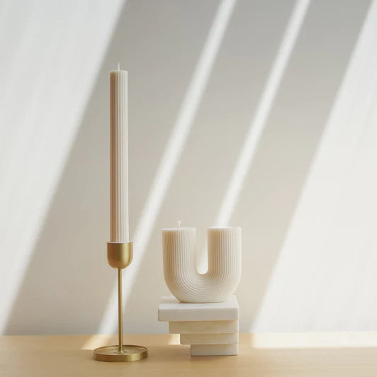 Curl Curl Candle - White | Creeping Fig