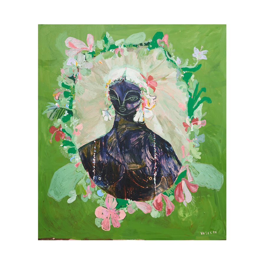 INDIGO FLOWER LIMITED EDITION PRINT - FRAMED | Creeping Fig