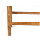 LEATHER STOOL – FLAT TAN