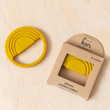 RAINBOW SILICONE TEETHER - MUSTARD
