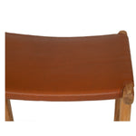 LEATHER STOOL – FLAT TAN | Creeping Fig