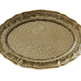ARABESQUE LARGE OVAL SERVER - SAND