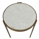 Verona Etch Marble Side Table