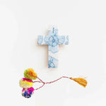 Nightflower Cross (Blue) | Creeping Fig
