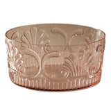 ACRYLIC SCOLLOP SALAD BOWL - PINK