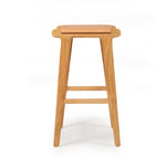 LEATHER STOOL – FLAT NATURAL | Creeping Fig