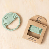 RAINBOW SILICONE TEETHER - SAGE