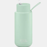 34oz Stainless Steel Ceramic Reusable Bottle with Straw Lid - Mint Gelato