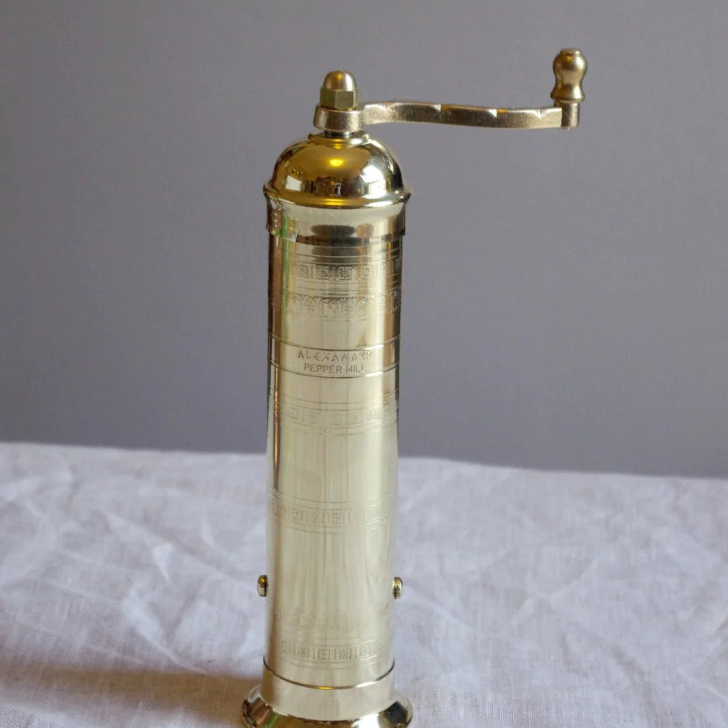BRASS PEPPER MILL 105 | Creeping Fig