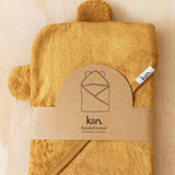 HOODED TOWEL - CARAMEL