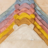 HOODED TOWEL - CARAMEL