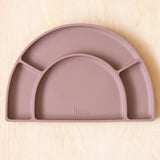 SILICONE DIVIDED PLATE - HEATHER