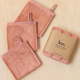 WASH CLOTH 3 PACK - BLUSH