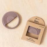 RAINBOW SILICONE TEETHER - HEATHER