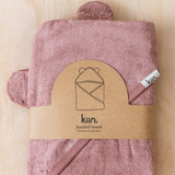 HOODED TOWEL - HEATHER