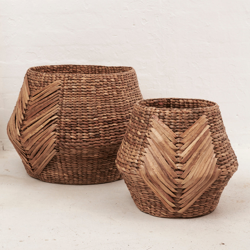 Oversize Tribal Weave Basket - X Large | Creeping Fig