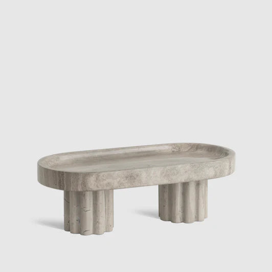 Column Tray - Oval / Wood Grain | Creeping Fig