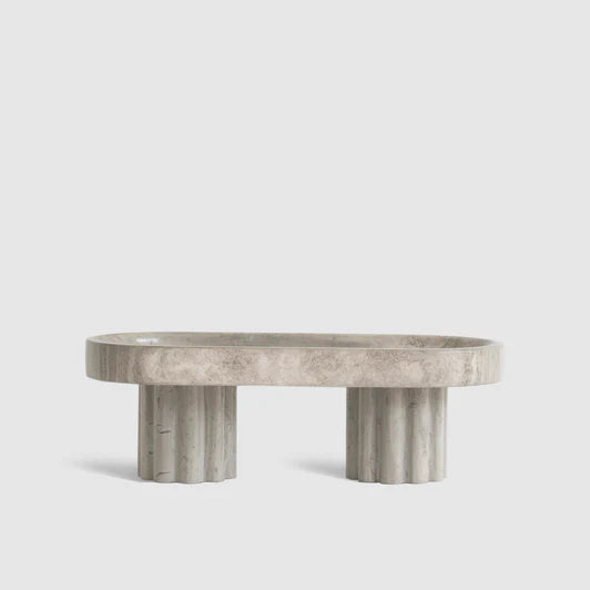 Column Tray - Oval / Wood Grain | Creeping Fig