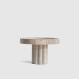 Column Tray - Round / Wood Grain